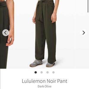 Lululemon noir pant
